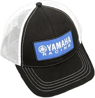 Licensed Yamaha Racing Hat Black/White