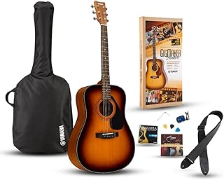 GigMaker Standard Acoustic Guitar w/ Gig Bag, Tuner, Strap and Picks - Sunburst